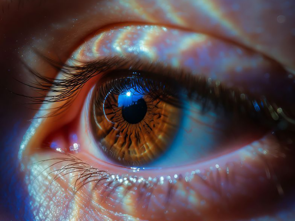 Image of an eye to illustrate EMDR